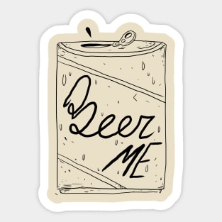 Beer Me Sticker